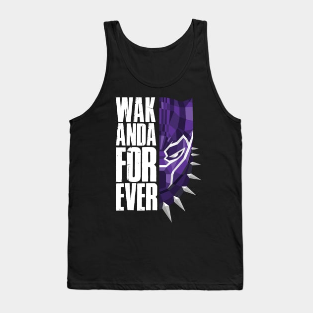 Wakanda Forever Tank Top by gastaocared